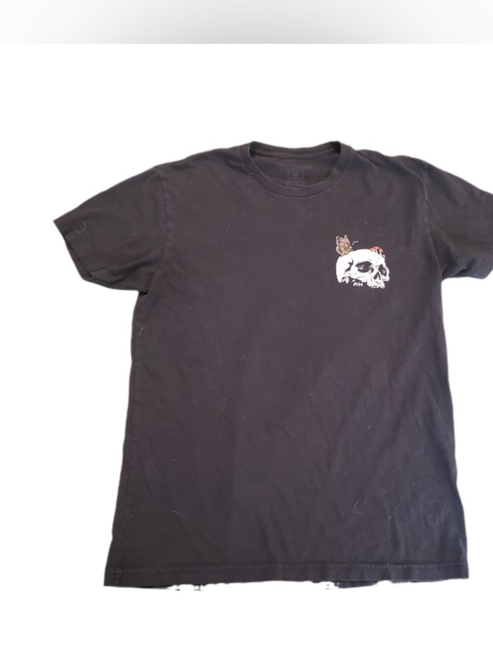 Fasthouse Men's Black Speed Free My Soul Skull Cactus T-shirt Medium